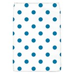 Polka Dots - Cerulean on White Removable Flap Cover (L)