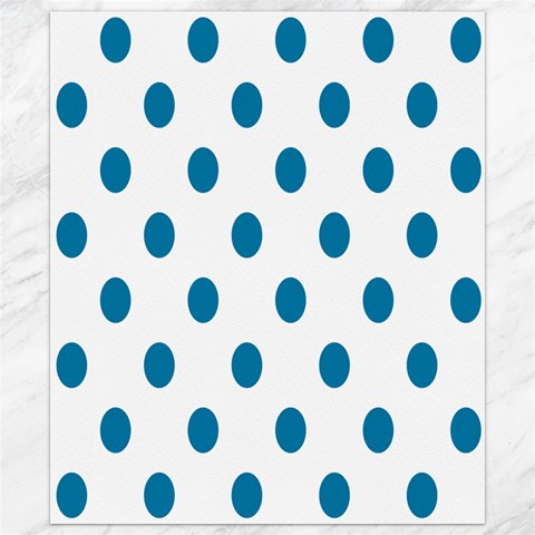 Polka Dots 8.15 x9.66  Canvas - 1