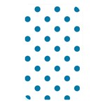 Polka Dots - Cerulean on White Memory Card Reader (Rectangular)