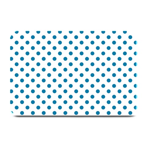 Polka Dots 18 x12  Plate Mat