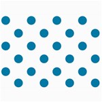Polka Dots - Cerulean on White 5  x 7  Photo Cards