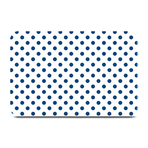 Polka Dots 18 x12  Plate Mat