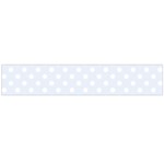 Polka Dots - White on Pastel Blue Flano Scarf (Large)