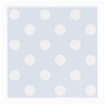 Polka Dots - White on Pastel Blue Medium Glasses Cloth