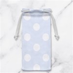 Polka Dots - White on Pastel Blue Jewelry Bag