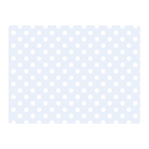 Polka Dots 35 x27  Blanket Back