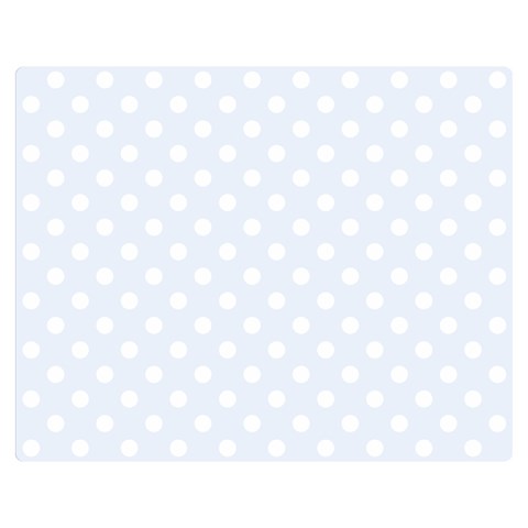 Polka Dots 60 x50  Blanket Front