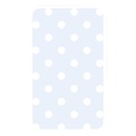 Polka Dots - White on Pastel Blue Memory Card Reader (Rectangular)