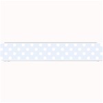 Polka Dots - White on Pastel Blue Small Bar Mat