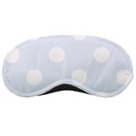 Polka Dots - White on Pastel Blue Sleeping Mask