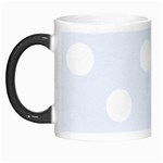 Polka Dots - White on Pastel Blue Morph Mug