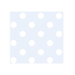 Polka Dots - White on Pastel Blue Greeting Card 5  x 7 