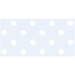 Polka Dots - White on Pastel Blue YOU ARE INVITED 3D Greeting Card (8x4)