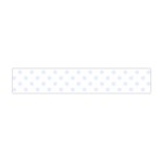 Polka Dots - Pastel Blue on White Flano Scarf (Mini)