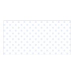 Polka Dots - Pastel Blue on White Satin Shawl