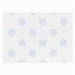 Polka Dots - Pastel Blue on White Large Glasses Cloth