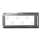 Polka Dots - Pastel Blue on White Superlink Italian Charm (9mm)