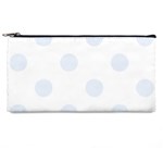 Polka Dots - Pastel Blue on White Pencil Case