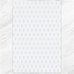 Polka Dots - Pastel Blue on White Canvas 24  x 36 