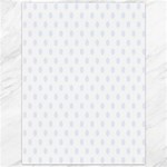 Polka Dots - Pastel Blue on White Canvas 36  x 48 