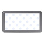 Polka Dots - Pastel Blue on White Memory Card Reader (Mini)