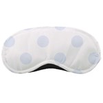 Polka Dots - Pastel Blue on White Sleeping Mask