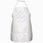 Polka Dots - Pastel Blue on White BBQ Apron