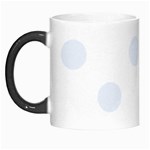 Polka Dots - Pastel Blue on White Morph Mug