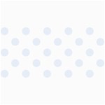 Polka Dots - Pastel Blue on White 4  x 8  Photo Cards