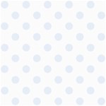 Polka Dots - Pastel Blue on White ScrapBook Page 8  x 8 
