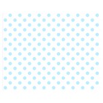 Polka Dots - Light Blue on White Double Sided Flano Blanket (Medium)