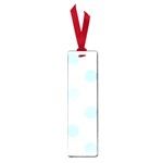 Polka Dots - Light Blue on White Small Book Mark