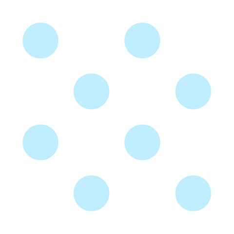Polka Dots 3.75 x3.75  Memopad