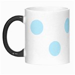 Polka Dots - Light Blue on White Morph Mug