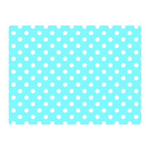 Polka Dots 35 x27  Blanket Front