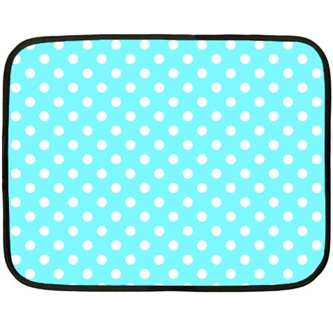 Polka Dots 35 x27  Blanket Front