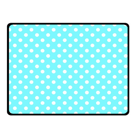Polka Dots 45 x34  Blanket Back