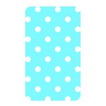 Polka Dots - White on Electric Blue Memory Card Reader (Rectangular)
