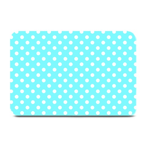 Polka Dots 18 x12  Plate Mat