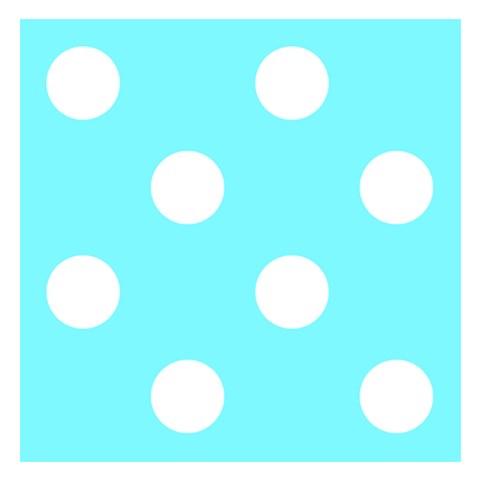Polka Dots 3.75 x3.75  Memopad