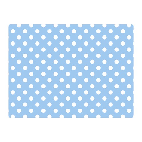 Polka Dots 35 x27  Blanket Front