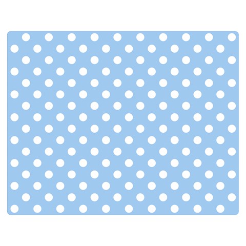 Polka Dots 60 x50  Blanket Front