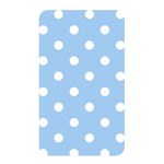 Polka Dots - White on Baby Blue Memory Card Reader (Rectangular)