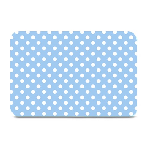 Polka Dots 18 x12  Plate Mat
