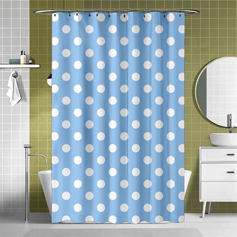 Polka Dots Curtain(48  X 72 ) - 42.18 x64.8  Curtain(48  X 72 )