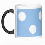 Polka Dots - White on Baby Blue Morph Mug