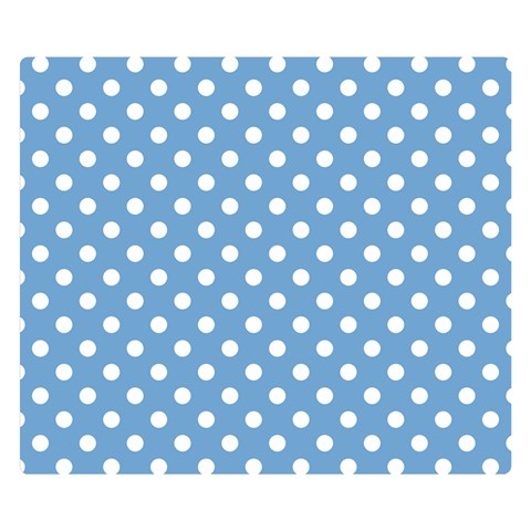 Polka Dots 50 x40  Blanket Front