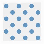 Polka Dots - Iceberg Blue on White Medium Glasses Cloth