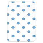 Polka Dots - Iceberg Blue on White Removable Flap Cover (S)