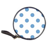 Polka Dots - Iceberg Blue on White Classic 20-CD Wallet
